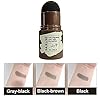 One-Step-Eyebrow-Stamp-Shaping-Kit-Eyebrow-Powder-Stamp-Waterproof-Brow-Stamp-Shaping-Kit-Eyebrow-Definerwith-24-Reusable-Eyebrow-Stencils-Hairline-Shadow-Powder-Stick-for-Women-BLACK-BROWN One Step Eyebrow Stamp Shaping Kit, Eyebrow Powder Stamp Waterproof, Brow Stamp Shaping Kit Eyebrow Definer,with 24 Reusable Eyebrow Stencils, Hairline Shadow Powder Stick for Women (BLACK-BROWN)