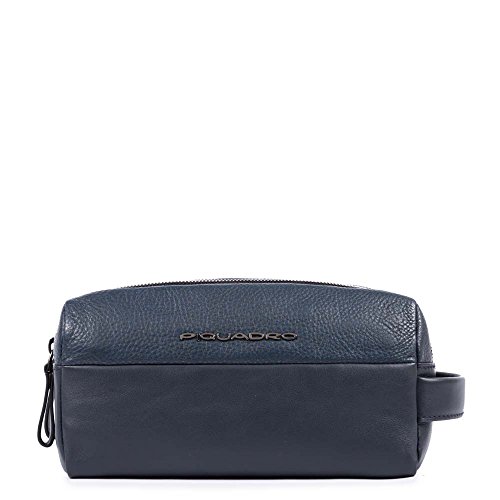 Preisvergleich Produktbild Piquadro Line Kulturtasche, 22 cm, Blau (Blu)