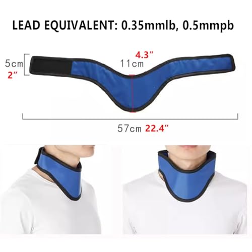 Cubierta del escudo del cuello para tiroides con protección ajustable de 0.5 mmpb 5
