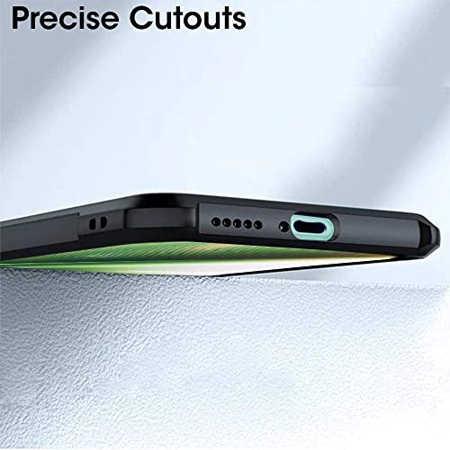 Image of WOW IMAGINE Shock Proof Clear Back Case Mobile Cover for 1+ OnePlus 10R 5G | 10R Prime 5G (Hard | Hybrid PC + TPU | Full Armour Device & Camera Protection | Black)