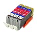 Produktbild Logic-Seek 3 Druckerpatronen kompatibel für Canon CLI-551M XL IP-7250 8750 IX-6850 MG-5450 5550 6350 6450 7150 MX-725 925, Magenta