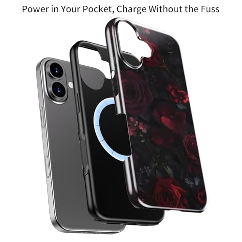 DEENAKIN Cute Case for iPhone 16,Preppy Floral,Wireless Charging - image 3