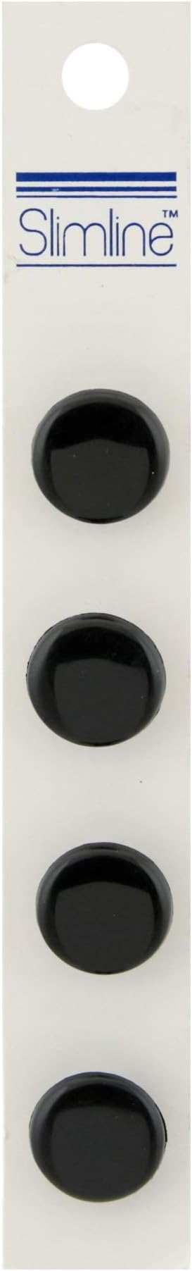 Blumenthal Lansing Slimline Buttons 5/8" Black 4pc Hook #74