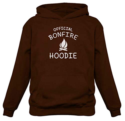 TeeStars - Funny Camping Gift Idea - Official Bonfire Hoodie X-Large Brown