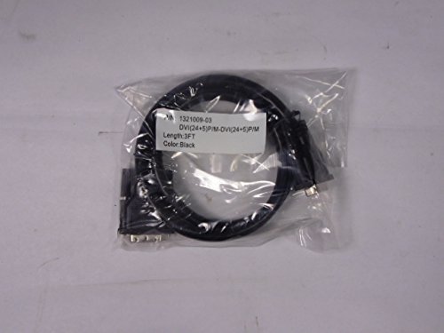 QUALTEK 1321009-03 3FT, Cable, Cable Length - Imperial:3FT, Length - Metric:915MM, Connector Type A:DVI-D Dual Link Plug, Connector Type B:DVI-D Dual Link Plug, DVI-D Plug-Plug, Jacket
