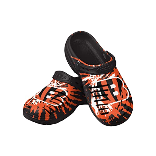 Image of FOCO Mens NFL Team Logo Tie-dye Garden Water Sandals Shoes Slipper Clogs with Strap