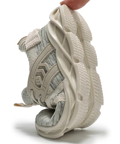 Image of DADAWEN Boys Girls Sneakers Kids Lightweight Breathable Tennis Shoes Strap Running Athletic Shoes for Toddler /Little Kid /Big Kid