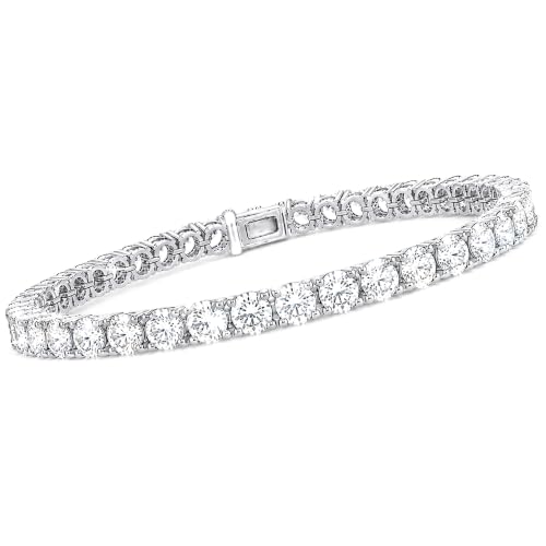 Diamond2Deal 14k Gold Lab Grown Diamond Tennis Bracelet