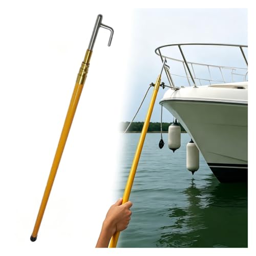 DJPHOFS Bicheros Robustos Ganchos para Atracar Embarcaciones con Pértiga De Bloqueo Rápido, Ligeros Y Extensibles para Alcanzar Distancias(1.15-4m/3.8-13.1ft)