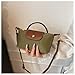 Fashion Mini Nylon Crossbody Bag for Women Tote Bag Colorblock Shoulder Handbag Top Handle Purse Phone Clutch Bag (66108#Olive Green)