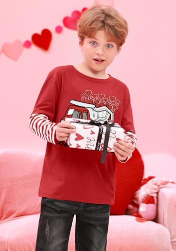 Image of BesserBay Valentines Day Unisex Kids Long Sleeve Top 2-14 Years