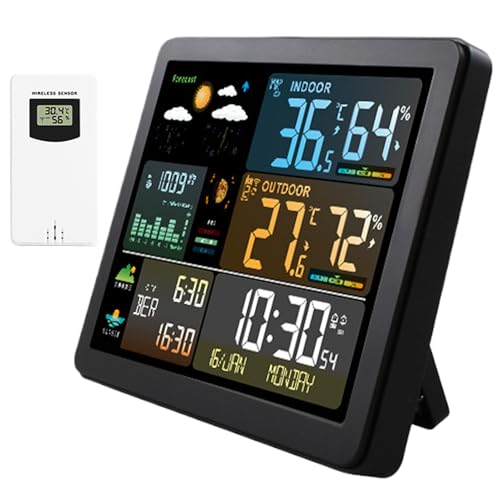 Station météo wifi avec horloge atomique pour éviter le gel et les retards du matin