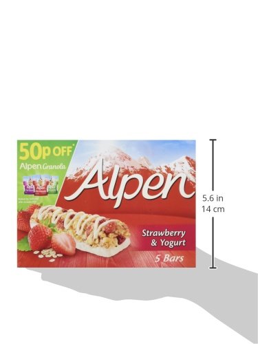 Alpen - Strawberry & Yogurt Cereal Bars - 145g