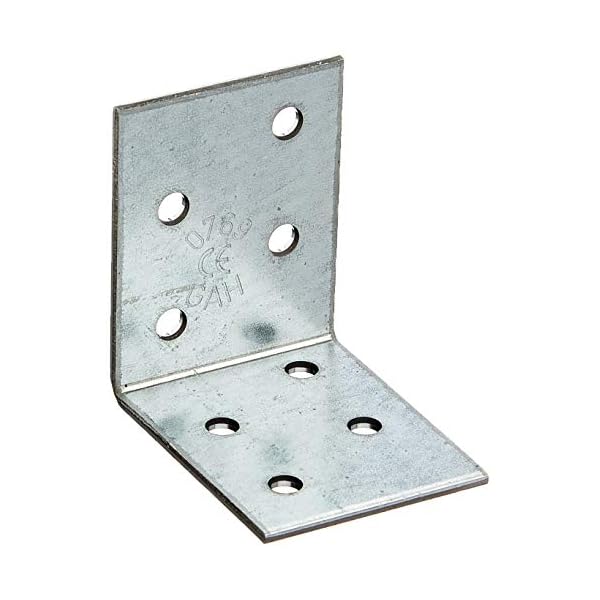 Alberts 330316 Winkelverbinder | sendzimirverzinkt | 50 x 50 x 40 mm | 25er Set – Bild 3