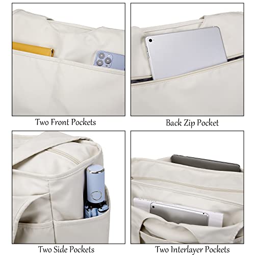 KYALOU Utility Large Tote Bag, Women Casual Shoulder Bags for Work Gym Beach Travel Shopping Grocery College4