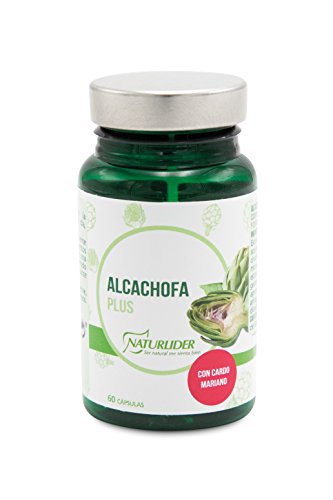 Naturlider - Alcachofa Plus - Complemento alimenticio a base de alcachofa y cardo mariano - 60 cápsulas