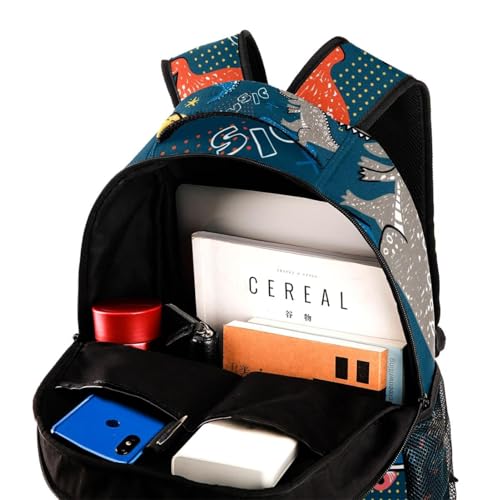 Sac à dos d'école multicolore ados pour voyage décontracté - 4