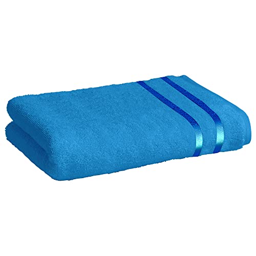 Story@Home Towels for Bath | Cotton Towels for Bath Large Size | Towel Set of 1 | 450 GSM | 60 x 120 cm | Color: Blue | Bath Towels for Men, Women & Kids | Gym Towel | Perfect for Everyday Use
