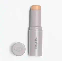 Boca Rosa Base BR14, Alta Cobertura, Longa Duração, Toque Aveludado, Maquiagem Profissional, Base Hipoalergênica Vegana em Bastão, 12g