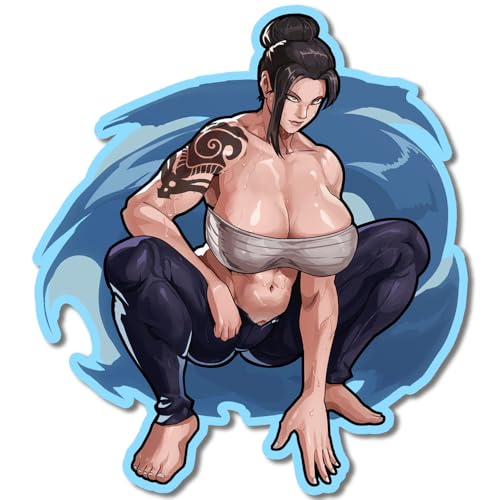 Tatoo and Heavy Bust Sexy XXX 210 Hentai Sticker Cute Die-Cut Stickers for Adult Laptop Skateboard Motorcycle Car Bike Luggage Case Decoration Waterproof Decals