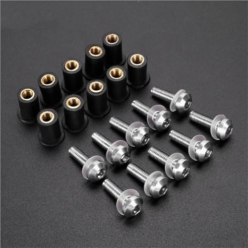 �ɓK�����郄�}�n NMAX 125 150 155 NMAX125 N-MAX 2015-2023 �p �o�C�N�p�E�C���h�V�[���h�{���g�L�b�g �E�C���h�X�N���[���t�@�X�i�[ �t�F�A�����O�X�N�����[ �i�b�g �I�[�g�o�C�̃t�F�A�����O �{���g �i�b�g �L�b�g(��