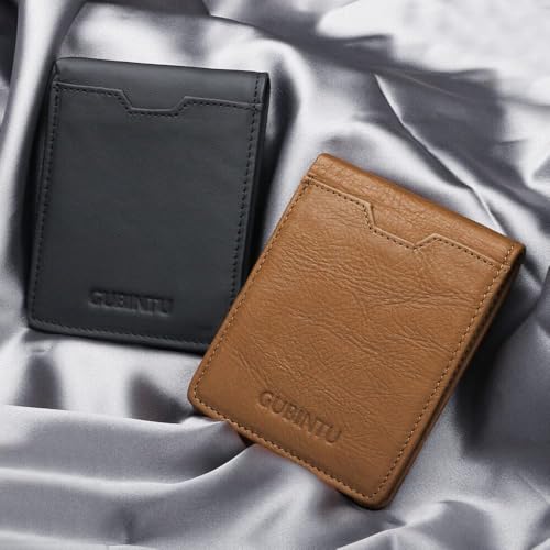 Generic RFID blocking leather wallet ，slim money cash clip purse,for Men and Women (Black), AU-9422