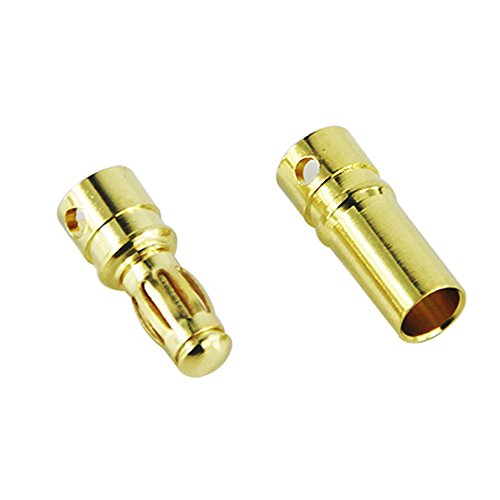 Conector banana 3,5 mm chapado en oro para motor y ESC recargable 4