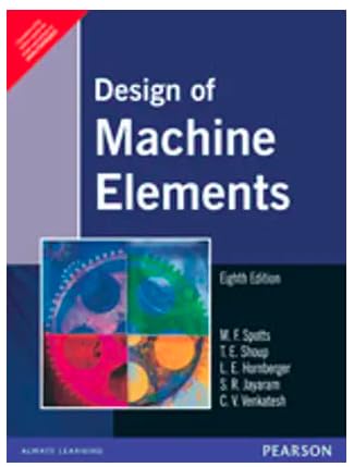 Design of Machine Elements, 8e 8177584219 Book Cover