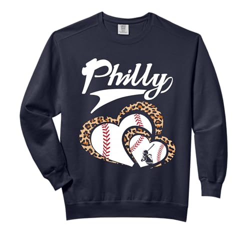 Baseball Player Philly Philadelphia City Pennsylvania Gift Comfort Colors Adult Sweatshirt