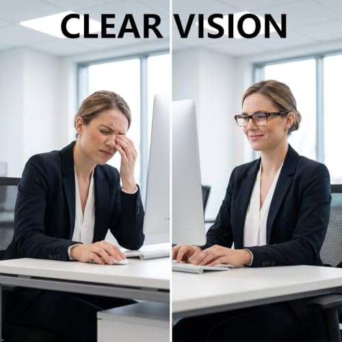 Image of Eyekepper Blue Light Reading Glasses Men Women 4.0, Black-Tortoise 2 Pack