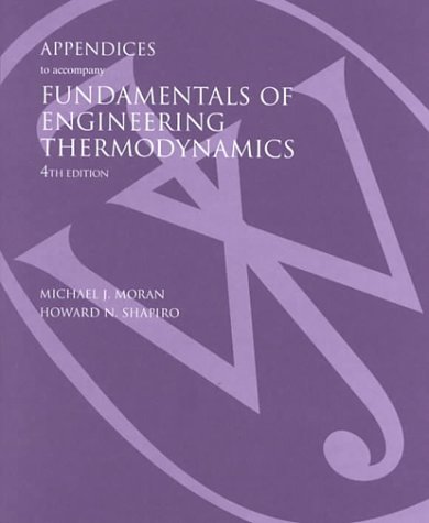 Fundamentals of Engineering Thermodynamics Appe... 0471363480 Book Cover