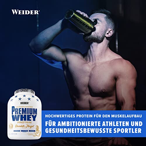 Weider Premium Whey Protein Pulver für Muskelaufbau