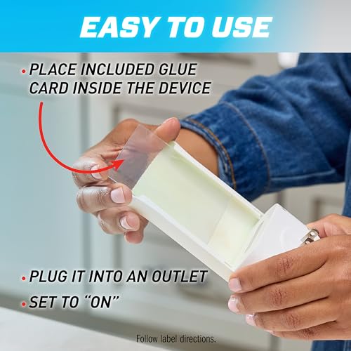 Image of Ortho Home Defense Max Indoor Flying Insect Trap - Light Sticky Trap for House Flies, Fruit Flies, and Gnats, 1 Plug-in and 4 Refills