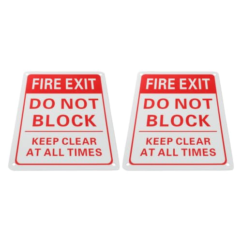 Señales de salida de emergencia de aluminio ibasenice con alta visibilidad contra incendios