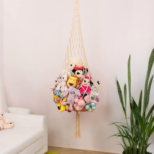 Hamac pour jouets filet de rangement peluche 2m d'angle - 8