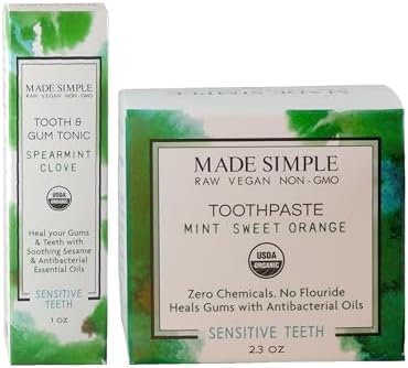 Toothpaste & Tonic Oral Care Package (1 and 1) - Certified Organic