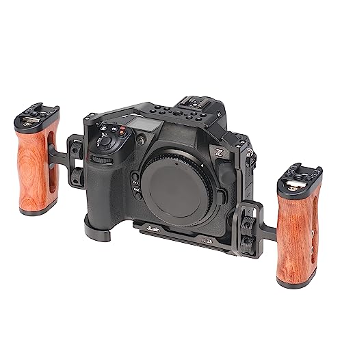 Image of Fotga Z8 Camera Cage Stabilizer Bracket + Top Handle for Nikon Z8 Mirrorless Camera Video Making Filmmaking Compatible Arca Swiss Tripod Ball Head