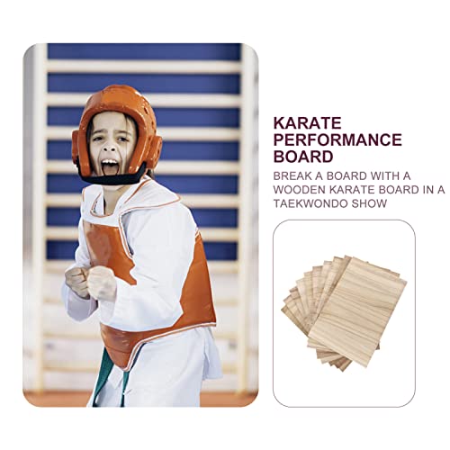Homoyoyo 10Pcs Taekwondo Breaking Board, Rebreakable Punching Boards Wooden Kick Board Training Accessory For Kids Adult Martial Arts Karate Practice Performing #TOP1