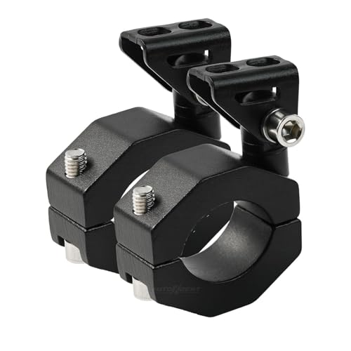 Soporte de luz para moto ajustable y compatible con tubos de 20mm a 29mm