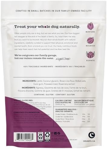 Crumps' Naturals, Mini Trainers Lamb (semi-Moist), 132 g, Dog Treats - View 4