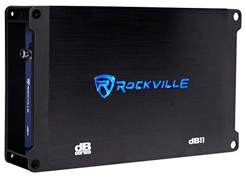 Rockville Db11 1400 Watt Peak/350 Watt Rms Mono 2-Ohm Amplifier Car Amp And Bass Remote #TOP1