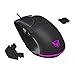 Price comparison product image Gaming Mouse Wired, PICTEK Programmable Mouse RGB with Side Thumb Wheel, Adjustable 12000 DPI, Detachable Finger Rests, Extra Fire Button and Sniper Button