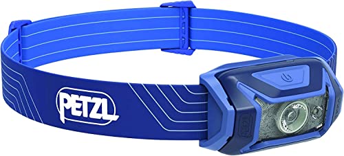 Petzl - Linterna TIKKA - Unisex, Azul, 350 lúmenes