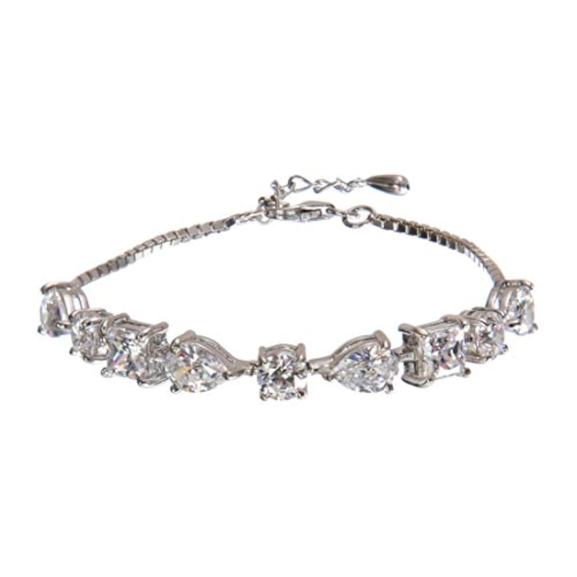 Women's 925 Sterling Silver Rico Solitaire Bracelet