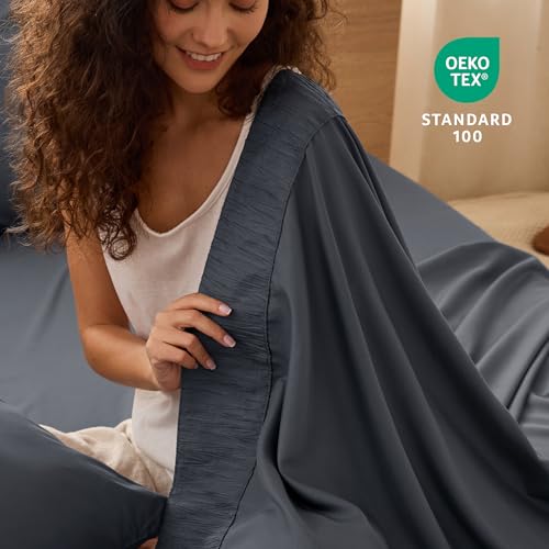 Bedsure Twin Sheets Set - 3 Pieces Soft Twin Bed Sheets - Breathable & Cooling - Hotel Luxury - Easy Care Polyester Microfiber Bedding for Women,... - Image 3