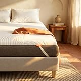 Sweetnight Topper Viscoelastico Gel 160x200cm, Federa Rimovibile, Bianco