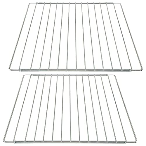 SPARES2GO Lot de 2 étagères universelles réglables avec bras de verrouillage pour grille de four de 60 cm