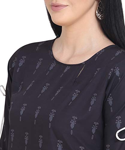 Image of LookMark Women's Crepe Regular Kurta