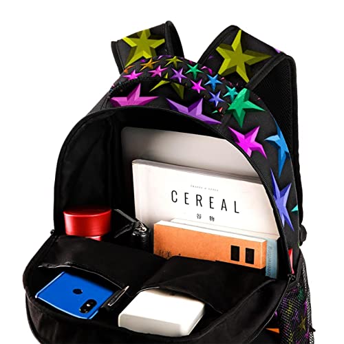 Mochila al aire libre con patrón de estrellas para tus escapadas 4