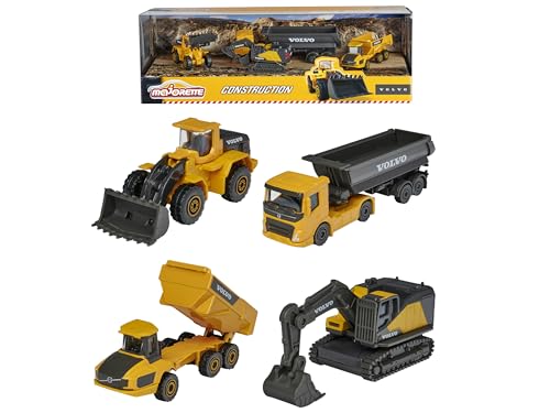 Set de 4 vehículos a escala 1:64 Majorette Construction miniatura 1